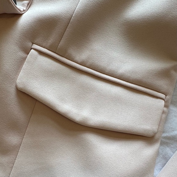 NWT - MAURICES Women's SIZE MEDIUM Pink Blush Lined Blazer - Picture 5 of 15